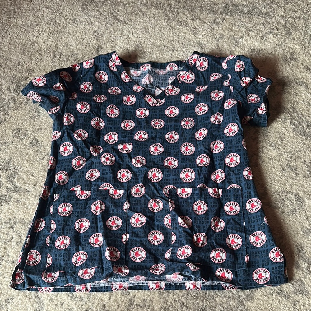 Red Sox scrub top